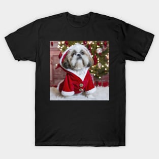 A Very Merry Shih Tzu Christmas In Xmas Hoodie T-Shirt